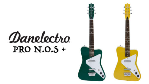 Danelectro（ダンエレクトロ）からオリジナルのシェイプを持つPRO（Dano Pro）限定別注の2023年モデル「PRO N.O.S +」が登場！