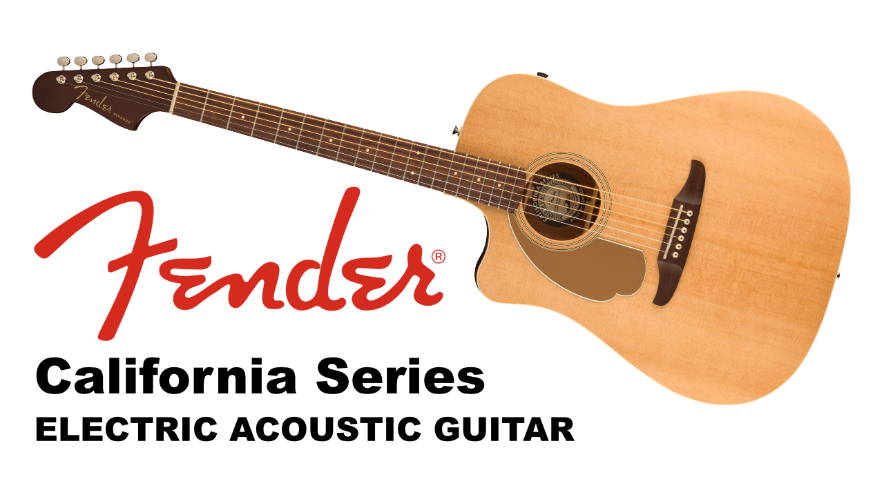 Fender（フェンダー）から カリフォルニアシリーズのエレクトリックアコースティックギター「Redondo Player Natural」にレフトハンドモデルが登場！