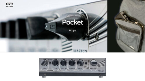 GR Bass からギグバッグのポケットにすっぽり収まる超小型、軽量のベースアンプヘッド「Pocket 50」登場!!