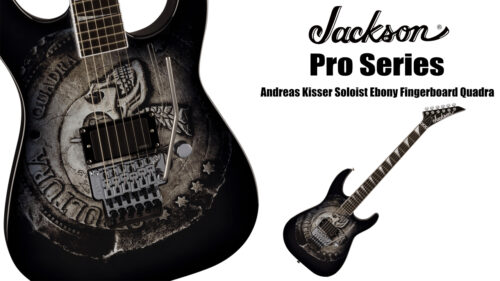 Jackson（ジャクソン）からブラジリアンメタルモンスターバンド『Sepultura』のギタリスト『アンドレアス・キッサー』のシグネチャーモデル・エレキギター『Andreas Kisser Soloist Ebony Fingerboard Quadra』が発売！
