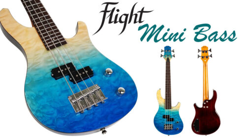 Flight（フライト）Rock seriesに超ショートスケールのエレキベース「Flight Mini Bass」が登場！