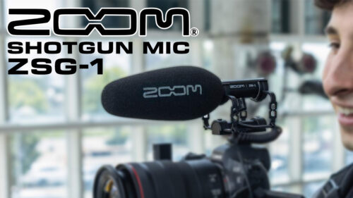 ZOOM（ズーム）から動画の音声を向上させるために設計されたモノラル仕様のオンカメラ・ショットガンマイク「ZSG-1」が発売！