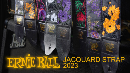 ERNIE BALL(アーニーボール)が世界No.1を誇るポリプロ・ギター・ストラップに、8種類の新しいジャカード織パターン「Jacquard Strap 2023」が発売！
