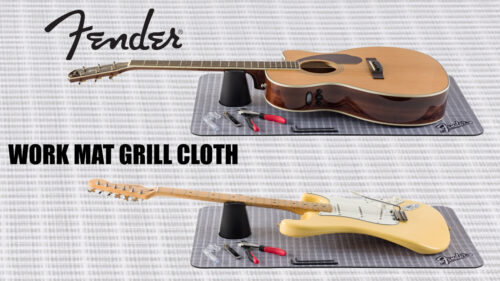 Fender（フェンダー）からメンテナンス用マット「WORK MAT GRILL CLOTH」が発売！