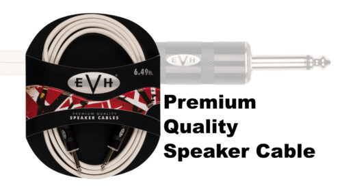 EVH（イーブイエイチ）から 耐久性のあるバレルジャックを採用した「Premium Quality Speaker Cable 6.49FT」が発売！！