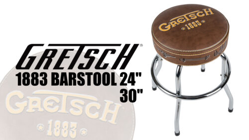 GRETSCH（グレッチ)より、ご自宅、オフィス、スタジオ、またはパーティーに最適なバースツール「1883 BARSTOOL」が登場！
