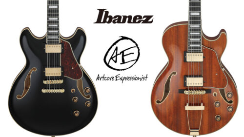 IBANEZ（アイバニーズ）のArtcore Expressionistシリーズにセミホロウとフルホロウの2モデルが登場！