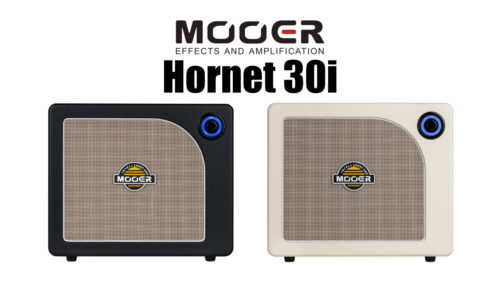 Mooer（ムーアー）から Hornetシリーズのデザインを受け継ぎながら、Mooerの新たなiAMPシステムを搭載した新世代のコンパクトアンプに8inchスピーカーを搭載した30Wモデルが登場！