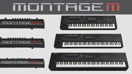 YAMAHA（ヤマハ）から3新開発のバーチャルアナログ音源「AN-X」を搭載した新しいフラッグシップシンセサイザー「MONTAGE M」シリーズが発売!