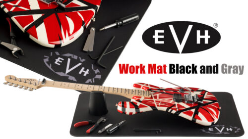 EVH（イーブイエイチ）からロゴ入りメンテナンス用マット「Work Mat Black and Gray」が発売！