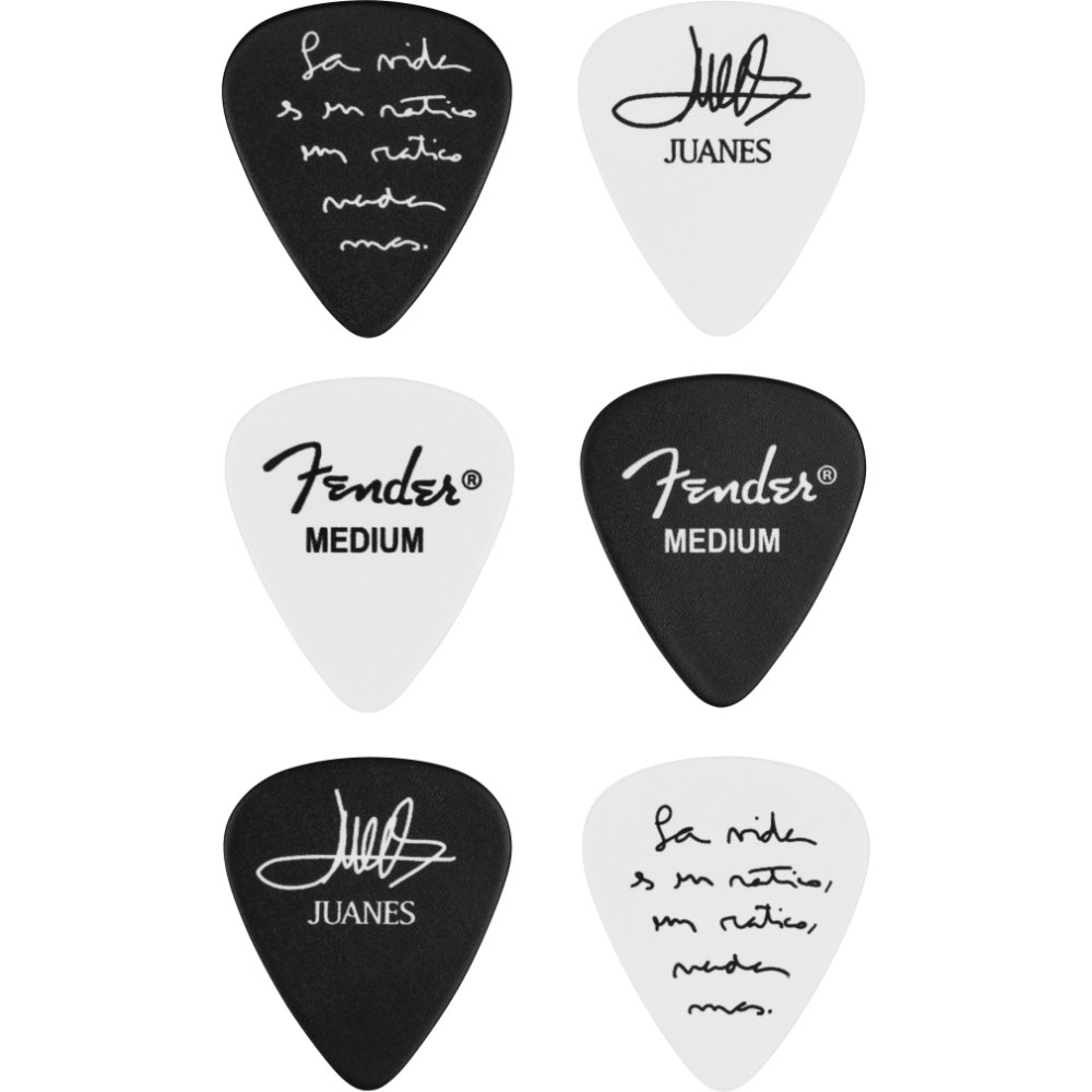 Fender JUANES 351 CELLULOID PICKS 6 ギターピック 6枚入り
