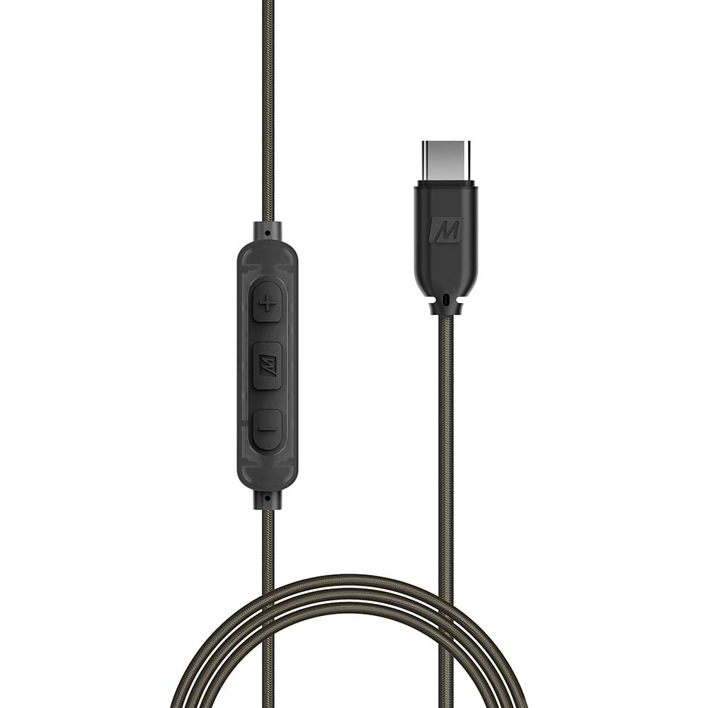 MEE audio ミーオーディオ EP-M6USB-BK M6-USB Black USB-C対応 有線イヤホン 耳掛け式スポーツイヤホン