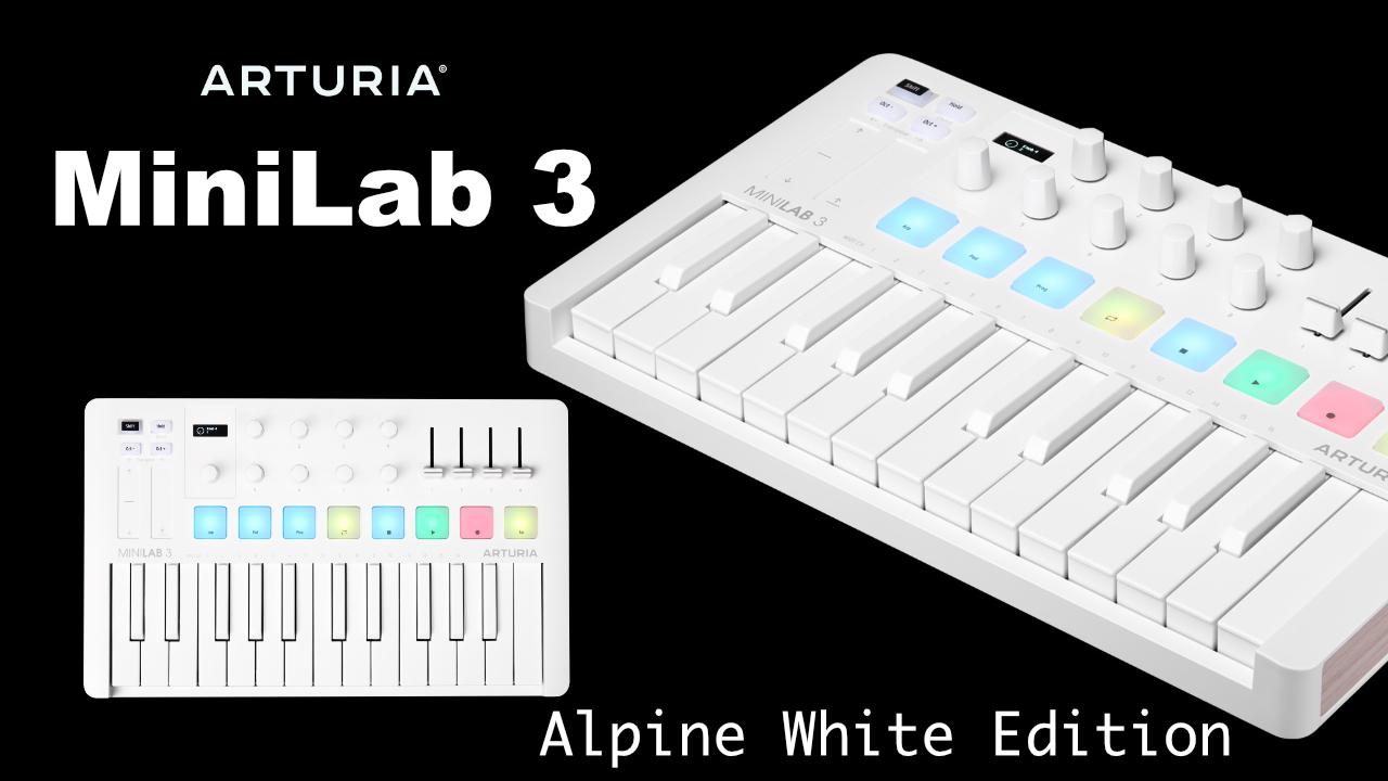 Arturia MiniLab 3 Alpine White