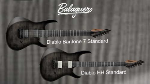 Balaguer Guitars(バラゲールギターズ)から、ハイパーノヴァピックアップを搭載した“Diablo”に6弦モデル「HH Standard」7弦モデル「Baritone 7 Standard」が発売！