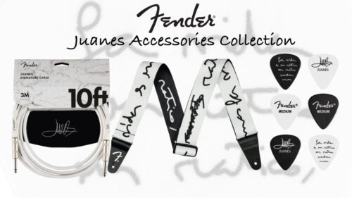Fender（フェンダー）からコロンビアの伝説的アーティスト、Juanes（フアネス）とのコラボレーション・アクセサリーが発売！