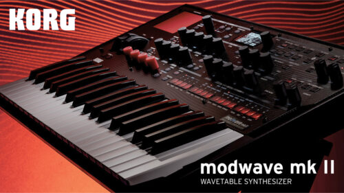 KORG(コルグ)より、DWシリーズの資産をベースに構築され、現代版モンスターシンセへと変貌を遂げた「MODWAVE mk II」が発売！