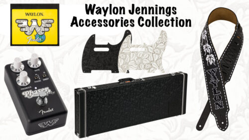 Fender（フェンダー）から「アウトロー・カントリー」を代表するシンガー、Waylon Jennings（ウェイロン・ジェニングス）の功績を称え、アクセサリーコレクションが発売！