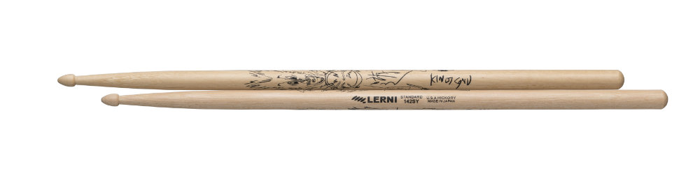 LERNIから勢喜遊(King Gnu)のドラムスティック「H-142SY」発売