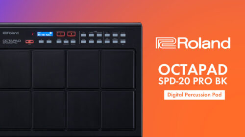 Roland（ローランド）から900種類以上の音色を内蔵したデジタルパーカッションパッド「OCTAPAD SPD-20 PRO BK」が発売！