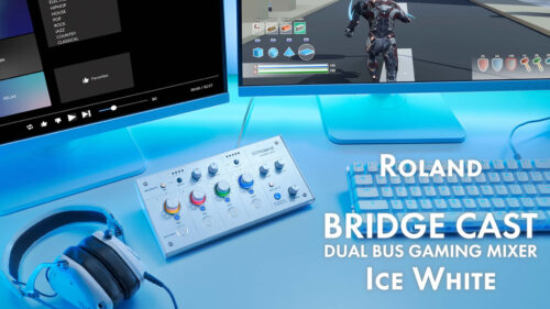 Roland（ローランド）からゲーム配信向けオーディオミキサー「BRIDGE CAST」の新色「Ice White」が発売！