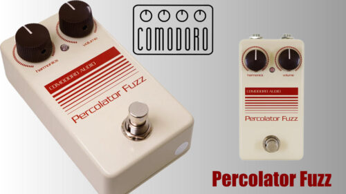 Comodoro（コモドーロ）からヴィンテージharmonic Percolatorを再現したファズ「Percolator Fuzz」が発売！