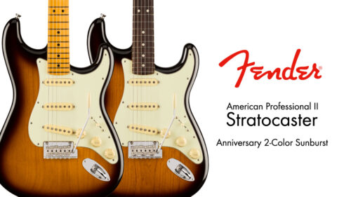 Fender（フェンダー）American Professional II ストラトキャスターに「Anniversary 2-Color Sunburst」が追加！