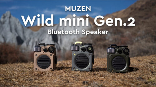 MUZEN（ミューゼン）の人気ワイヤレススピーカー「Wild Mini」が第2世代にアップグレードして登場！