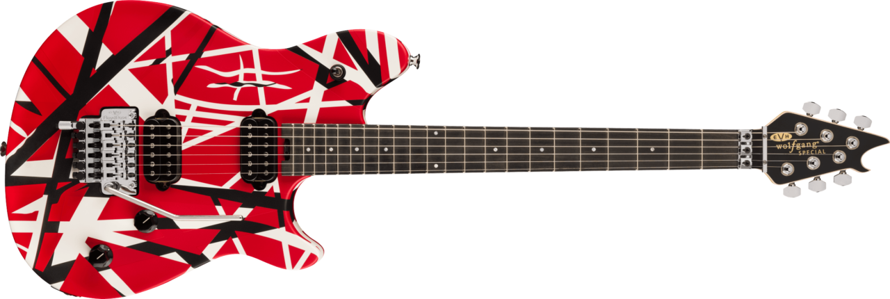 EVH Wolfgang Special Striped Series Red Black and White エレキギター