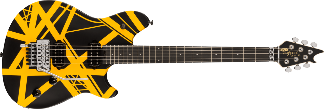 EVH Wolfgang Special Striped Series Black and Yellow エレキギター