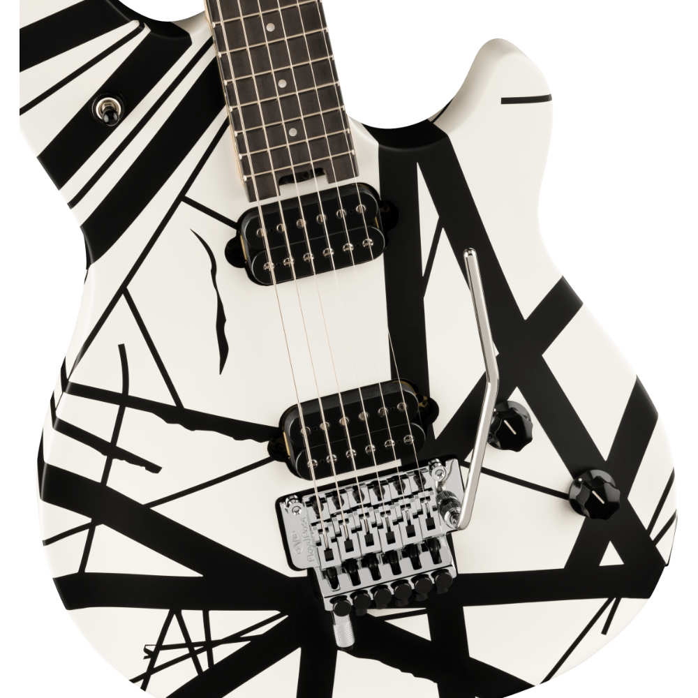 EVH Wolfgang Special Striped Series Black and White エレキギター
