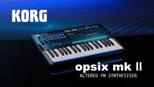 KORG（コルグ）から 64ボイスという驚異的なボイス数を搭載したFMシンセサイザー「opsix MK2」が登場！