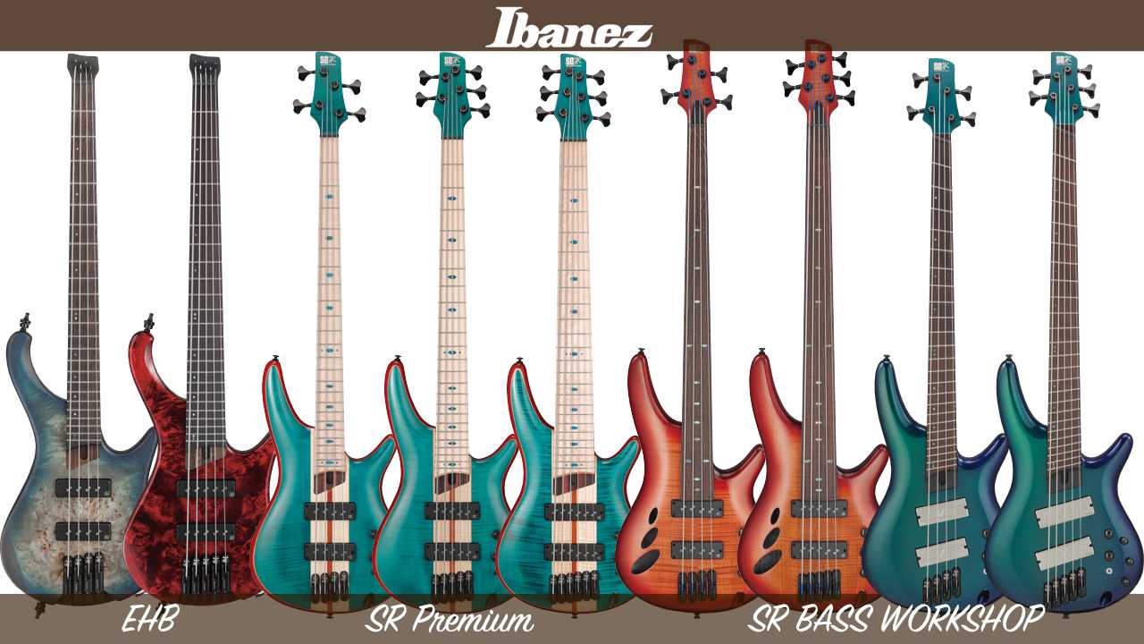 Ibanez（アイバニーズ）のエレキベースの新製品9機種が発売！