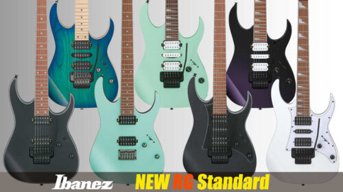 Ibanez（アイバニーズ）ギターの代名詞「RG Standard」シリーズにハイ・コストパフォーマンスモデル7機種が追加！