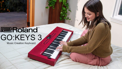 ミュージシャンへの扉を開こう。Roland(ローランド)から、ミュージッククリエーションキーボード「GO:KEYS 3」が発売！
