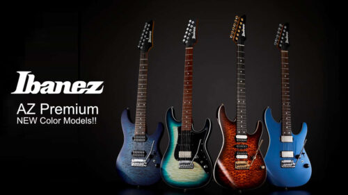Ibanez(アイバニーズ)から、新世代ギタリストのスタンダードモデル「AZ Premium」に新カラーモデルが4色発売！