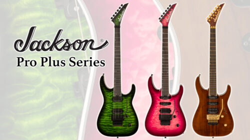 Jackson（ジャクソン）のPro Plusシリーズから新モデル「Dinky DKAQ Emerald Green」「Soloist SLA3Q Fuschia Burst」「Soloist SLA3 WALNUT」の3機種が発売！