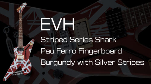 EVHから歯のようなギザギザのエッジを残したデザインが特徴のエレキギター「Striped Series Shark」が発売！
