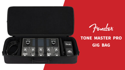 Fender（フェンダー）からTone Master Proを収納可能なギグバッグ「Tone Master Pro Gig Bag Black」が発売！