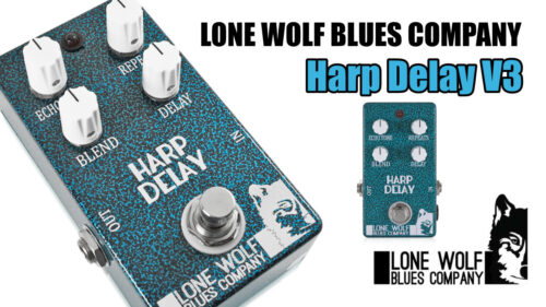 ハーププレイヤーのための高品質なエフェクターを制作しているLone Wolf Blues Companyからブルースハープ用ディレイペダル「Harp Delay V3」が発売！