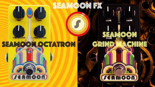 アメリカのエフェクターブランド「Seamoon FX」(シームーンエフエックス) からベース用ディストーション「Seamoon Grind Machine」とベース用オクターバー「Seamoon Octatron」が発売！