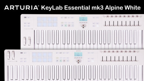 ARTURIA（アートリア）KeyLab Essential mk3 61/49鍵 MIDIキーボードに限定カラー「Alpine White」が登場！