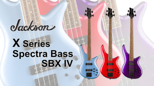 モダンなスタイリングと柔軟性、他にはない価値を提供するJackson（ジャクソン） Xシリーズの「Spectra Bass SBX IV」にNEWカラーが登場！