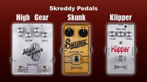 Skreddy Pedals(スクレディペダルズ)からオーバードライブ「High Gear」「Skunk」、ファズ「Klipper」が発売! Skreddy Pedals(スクレディペダルズ)からオーバードライブ「High Gear」「Skunk」、ファズ「Klipper」が発売!