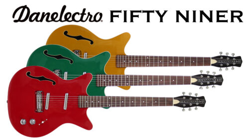 Danelectro(ダンエレクトロ)から、59シェイプのボディにモダンな機能と新たなエッセンスを追加したエレキギター「FIFTY NINER」が発売！