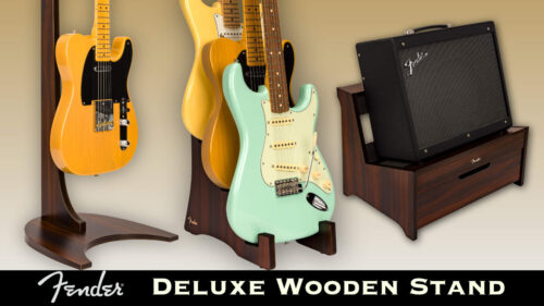 Fender（フェンダー）からミッドセンチュリーモダンなデザインを採用したギタースタンド、アンプスタンドが発売！
