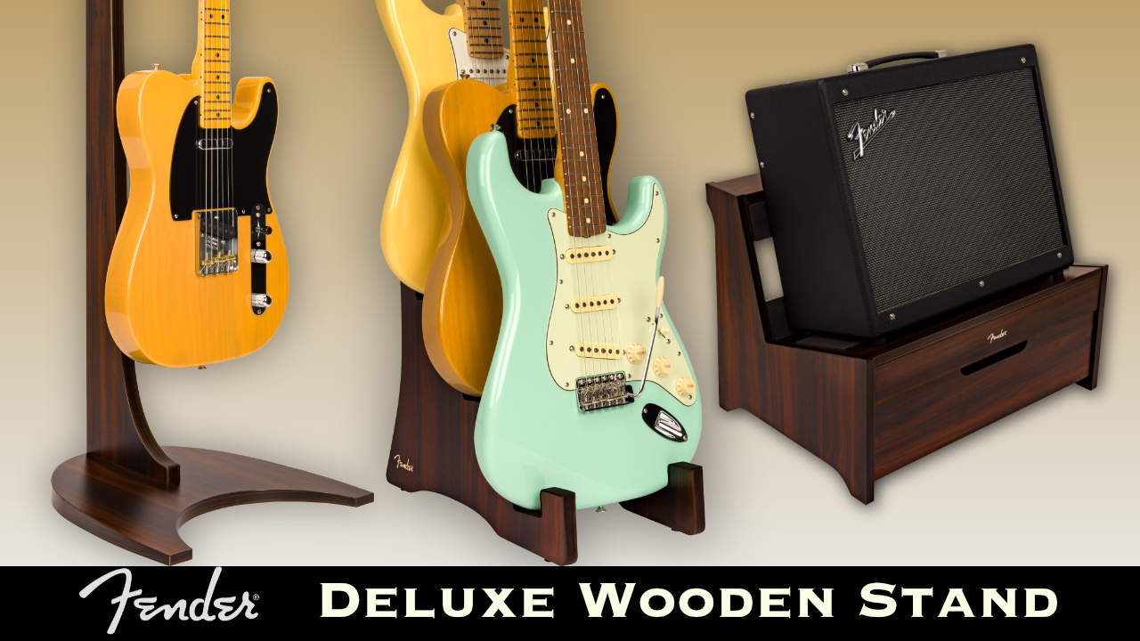 Fenderからミッドセンチュリーモダンなギタースタンドが発売!
