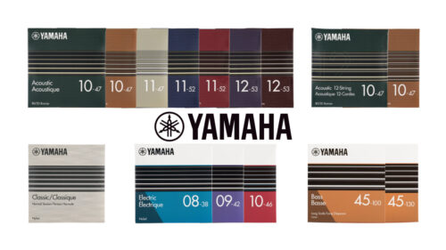 YAMAHA（ヤマハ）のギター弦・ベース弦に新たなラインアップが加わり、全15種の弦セットが発売！