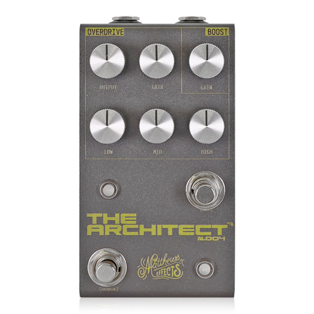 Matthews Effects マシューズエフェクツ The Architect N.004 オーバードライブ ギターエフェクター 