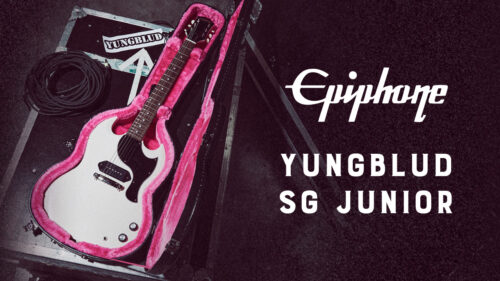 Epiphone（エピフォン）からYUNGBLUDシグネチャーモデル「YUNGBLUD SG Junior」が発売！