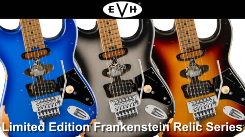 EVH（イーブイエイチ）の「Frankenstein Relic」シリーズにLimited Edition3カラーが発売！